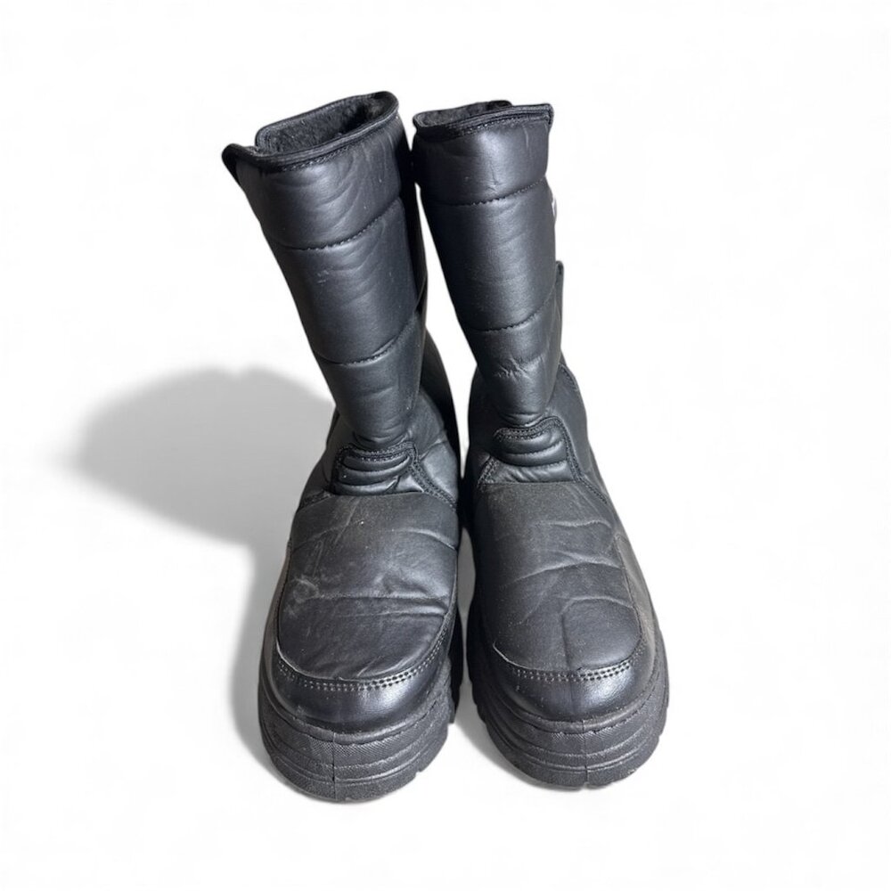 MFS Men’s Winter Boots Size 11 – Black Insulated Snow Cold Weather Boots